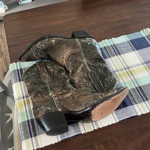 Old Gringo Green and Tan boots